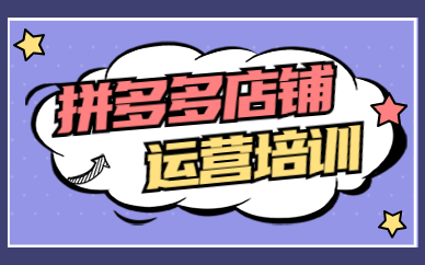 拼多多店铺运营培训