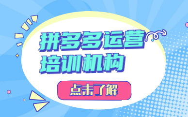 拼多多运营培训机构