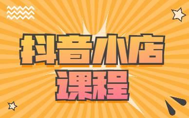 抖音小店课程