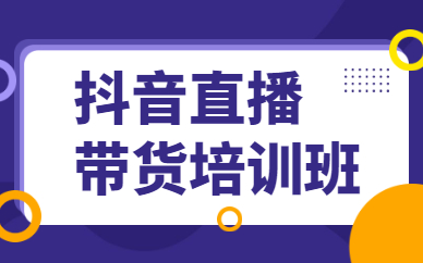 抖音直播带货培训班