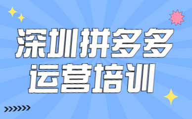 深圳拼多多运营培训
