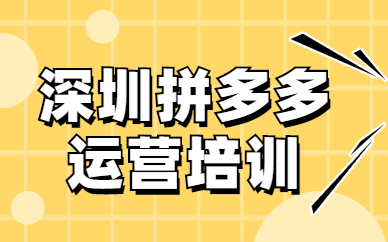 东莞拼多多运营培训