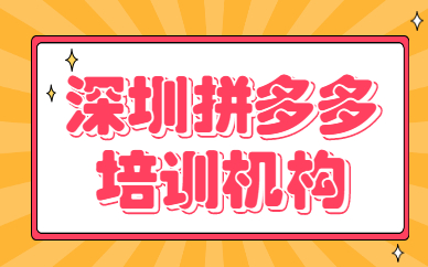 深圳拼多多培训机构