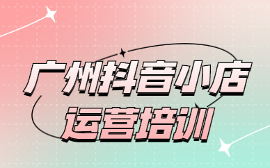 广州抖音小店运营培训
