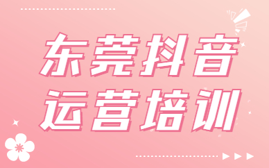 东莞抖音运营培训