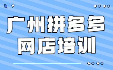 广州拼多多网店培训
