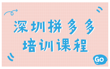 深圳拼多多培训课程