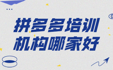 拼多多培训机构哪家好