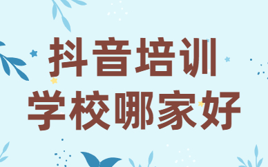 抖音培训学校哪家好