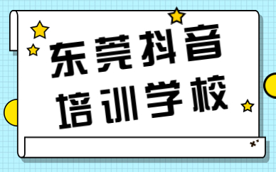 东莞抖音培训学校