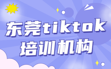 东莞tiktok培训机构