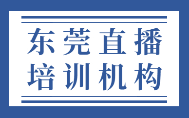 东莞直播培训机构