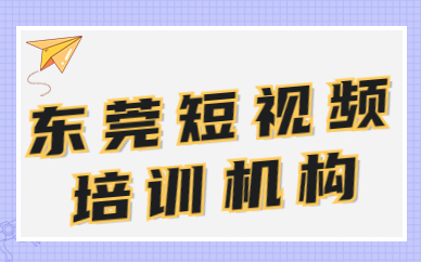 东莞短视频培训机构