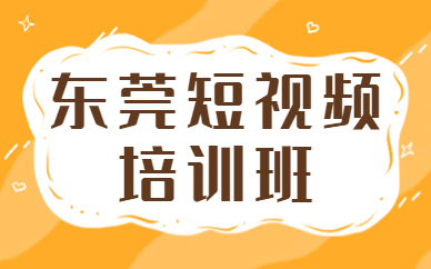 东莞短视频培训班