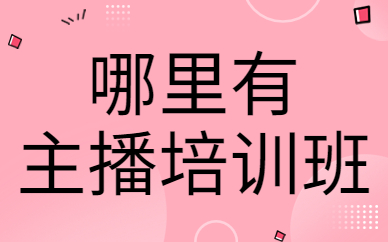 哪里有主播培训班