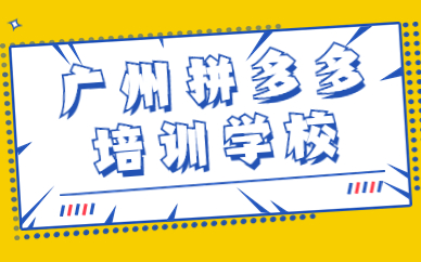 广州拼多多培训学校