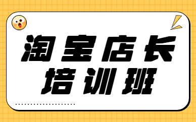 淘宝店长培训班