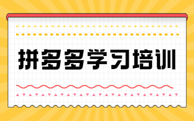拼多多学习培训