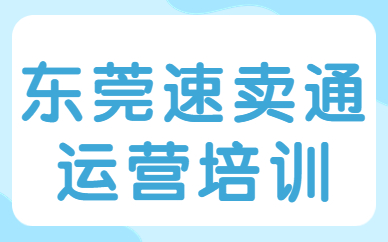 东莞速卖通运营培训