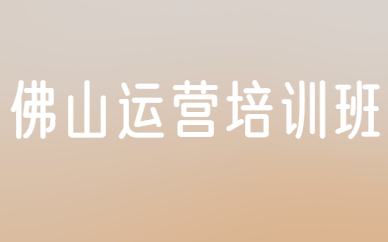 佛山运营培训班