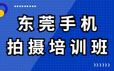 东莞手机拍摄培训班