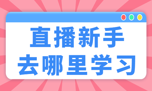 直播新手去哪里学习 - 美迪教育