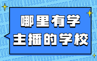 哪里有学主播的学校