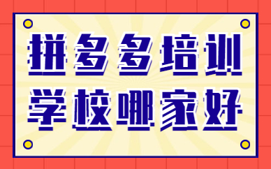 拼多多培训学校哪家好