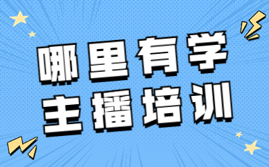 哪里有学主播培训