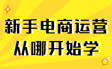 新手电商运营从哪开始学？应该如何入手？