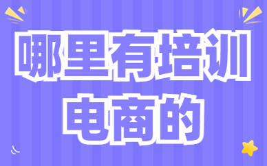 哪里有培训电商的