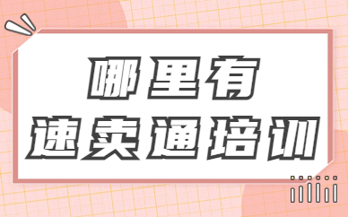 哪里有速卖通培训