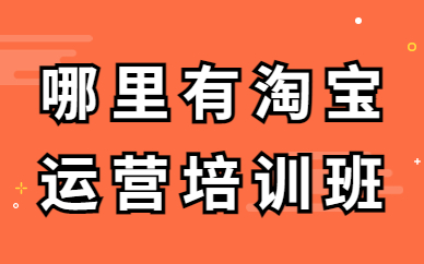 哪里有淘宝运营培训班
