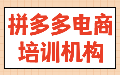 拼多多电商培训机构