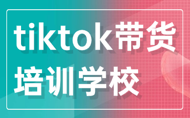 tiktok带货培训学校