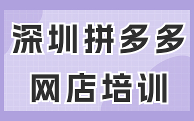 深圳拼多多网店培训