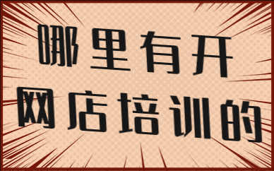 哪里有开网店培训的