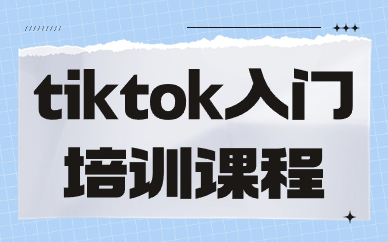 tiktok入门培训课程
