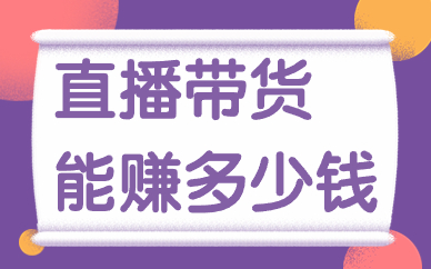 直播带货可以赚多少钱？一个新手怎么做直播带货？