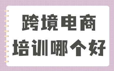 跨境电商培训哪个好