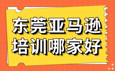 东莞亚马逊培训哪家好
