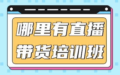 哪里有直播带货培训班