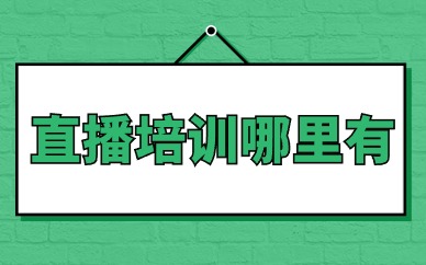 直播培训哪里有