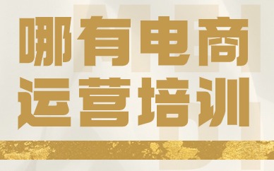 哪有电商运营培训