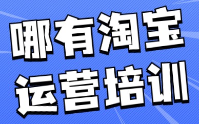 哪有淘宝运营培训