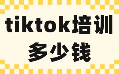 tiktok培训多少钱