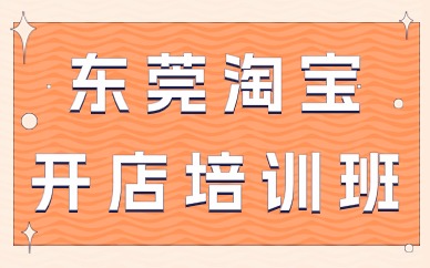 东莞淘宝开店培训班