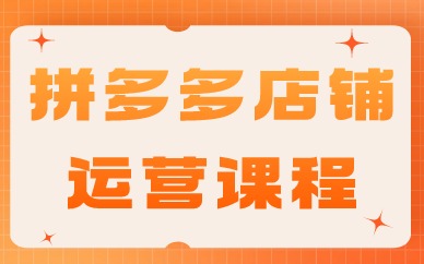 拼多多店铺运营培训课程