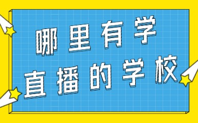 哪里有学直播培训的学校