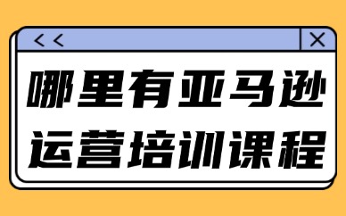 哪里有亚马逊运营培训课程